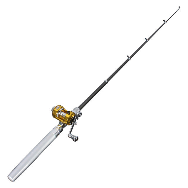 Mini canne à pêche portable – Télescopique compacte