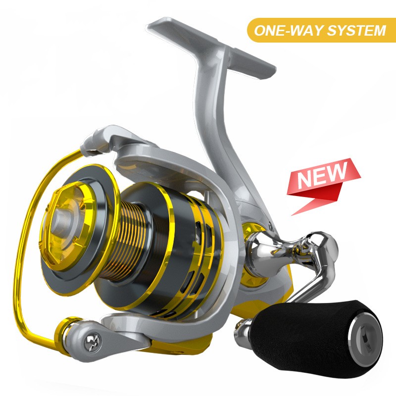 Moulinet Spinning Tout Métal Usiné — Canne Mer, Rotor Diagonal