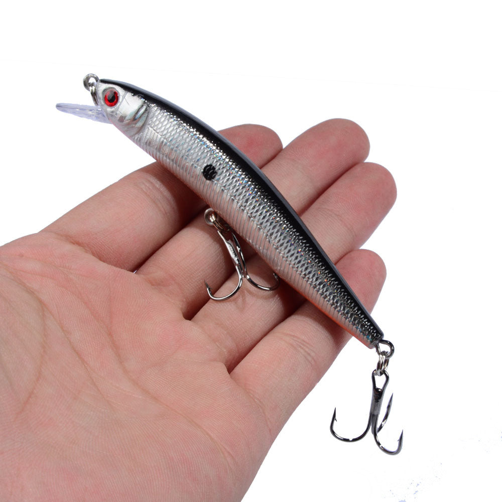 Leurre dur Minnow Wobbler flottant – Crankbait bionique 9.5cm 8g