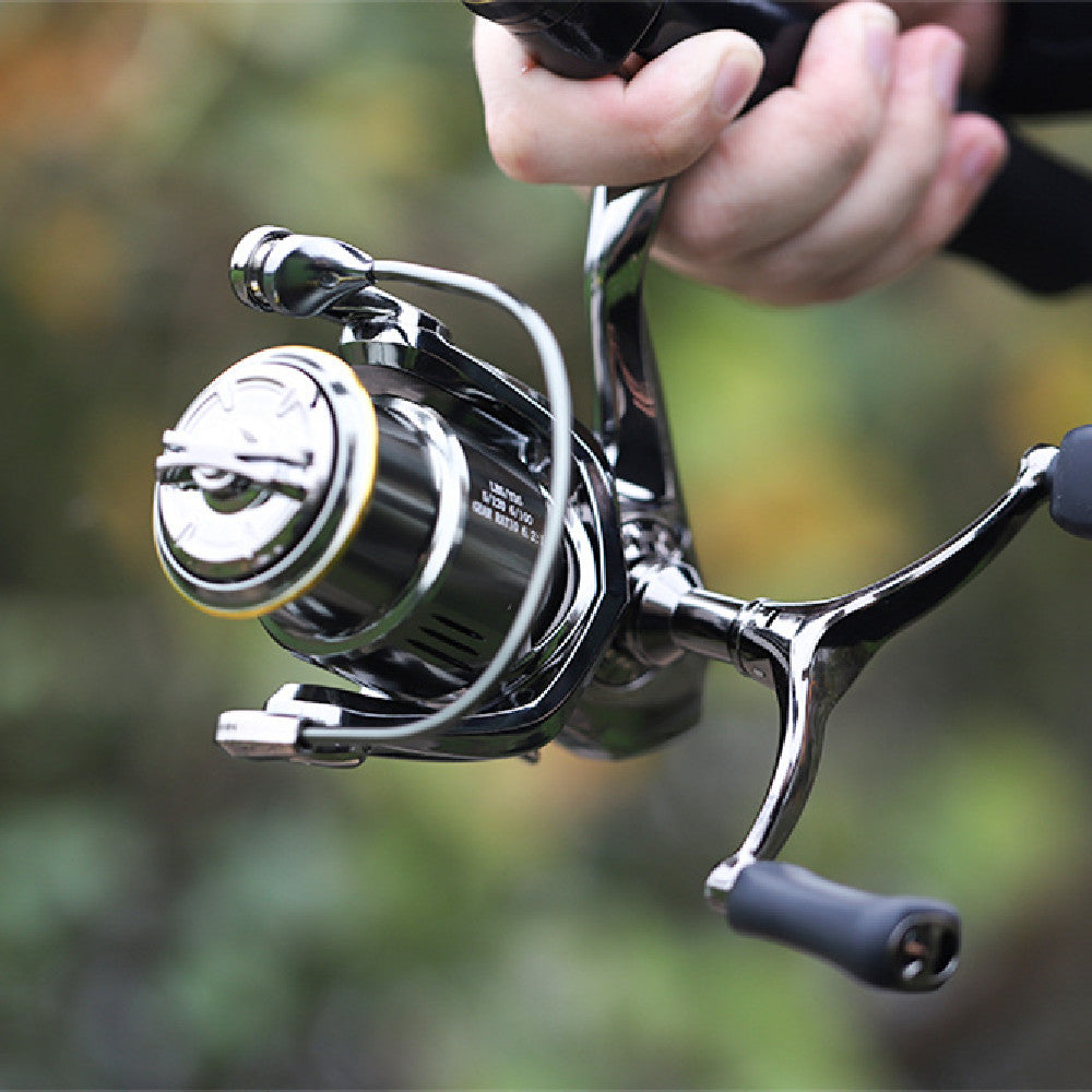 Moulinet Spinning Tout Métal HES — Bobine Légère, 13+1 Roulements