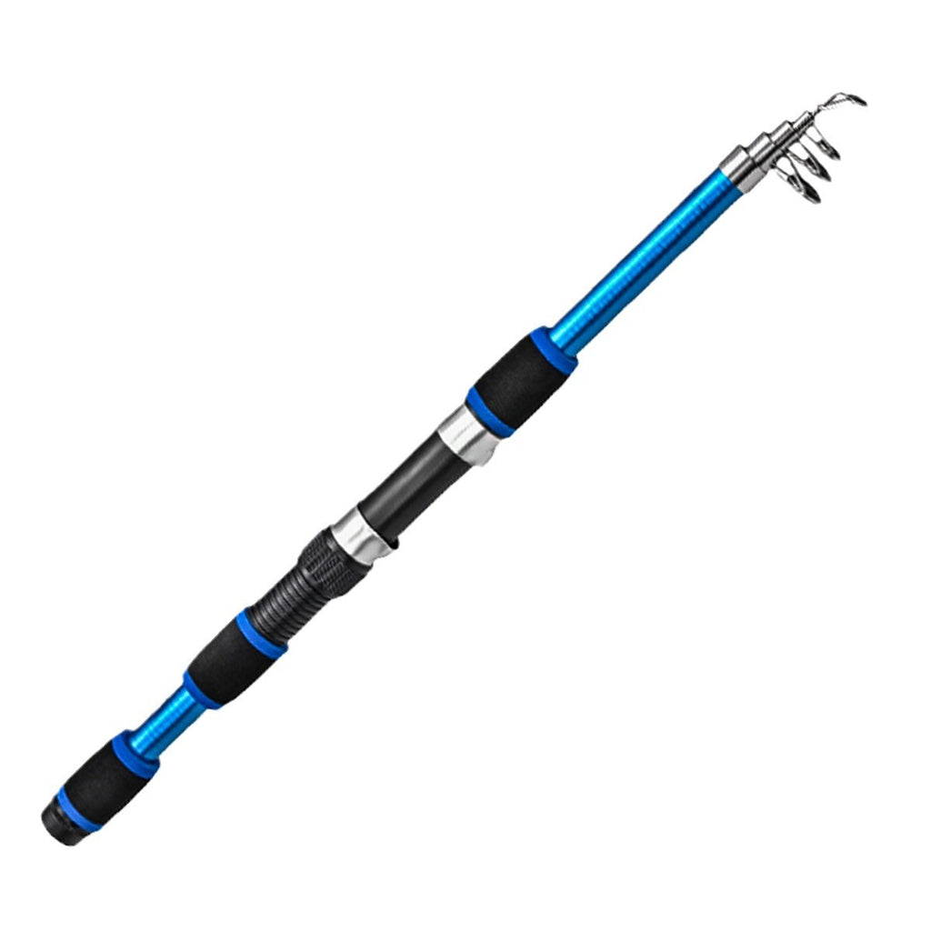 Canne à leurre télescopique enfant – Fibre de verre rigide 1.8m & 2.1m