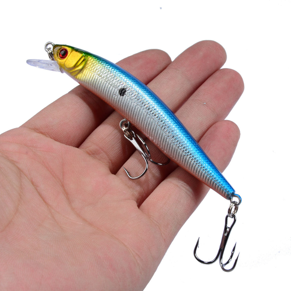 Leurre dur Minnow Wobbler flottant – Crankbait bionique 9.5cm 8g