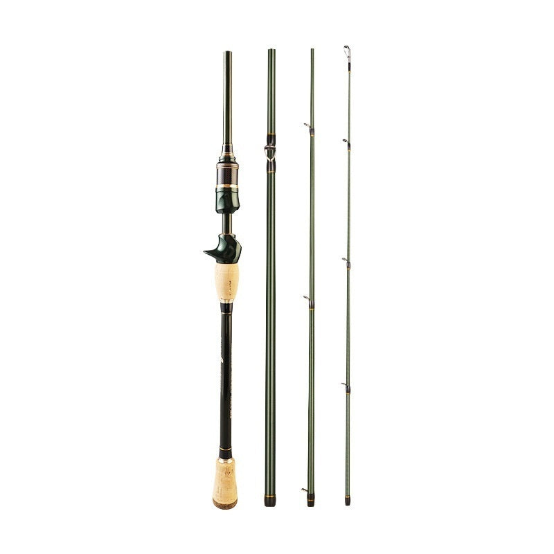 Canne spinning carbone poignée pistolet – Pêche en mer portable