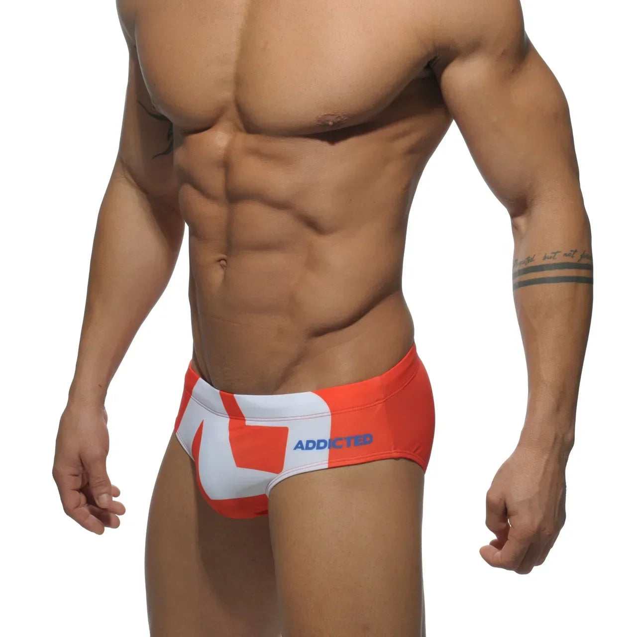 Maillot de Bain Homme Sexy – Slip Bikini Lettre Imprimée, Boxer, Séchage Rapide, Short de Plage