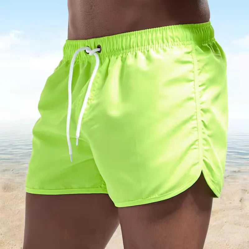 Short de Bain Homme – Séchage Rapide, Respirant, Cordon de Serrage et Poches – Surf, Plage, Été