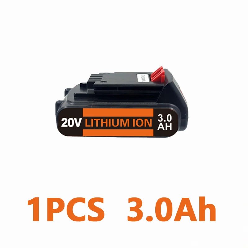 Batterie Li-ion 20V compatible Black & Decker – LBXR20 / LB20 / BL2018 – 3,0 à 8,0 Ah