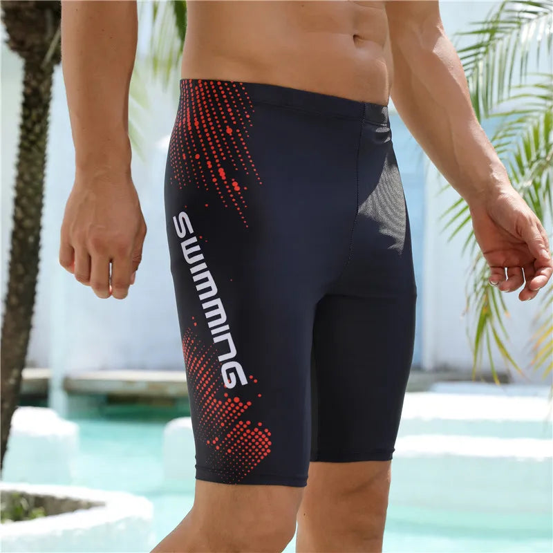 Maillot de Bain Homme 5 Pièces – Séchage Rapide, Imprimé, Sportif, Anti-Embarras, Nouveau Modèle