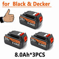 Batterie Li-ion 20V compatible Black & Decker – LBXR20 / LB20 / BL2018 – 3,0 à 8,0 Ah