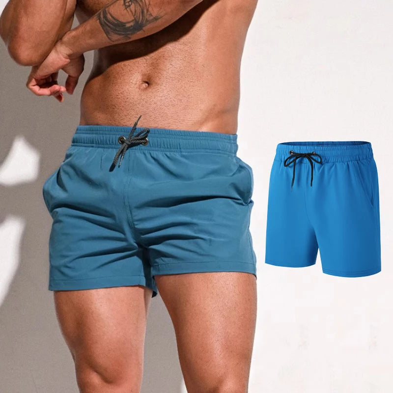 Short de Natation Homme – Séchage Rapide, Tronc de Bain, Sport, Surf et Plage Été