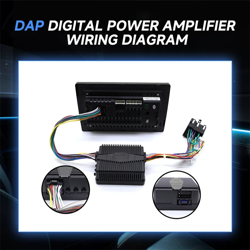 Amplificateur DSP Hi-Fi pour Voiture – Processeur Audio Numérique 4 Canaux