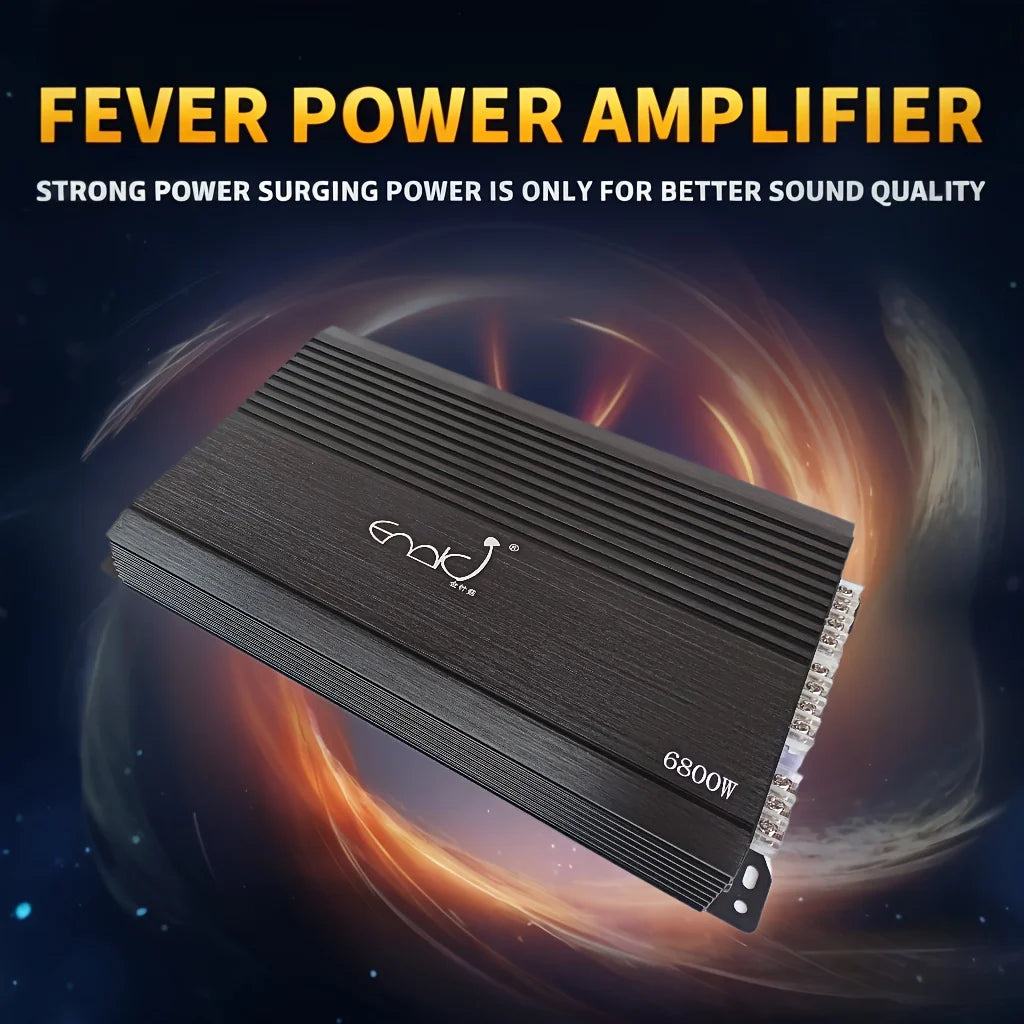 Amplificateur de Puissance 4 Canaux pour Voiture – Alliage d'Aluminium