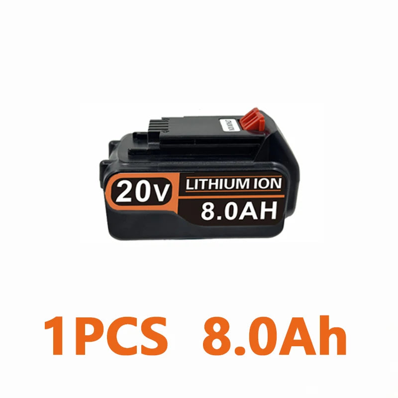 Batterie Li-ion 20V compatible Black & Decker – LBXR20 / LB20 / BL2018 – 3,0 à 8,0 Ah