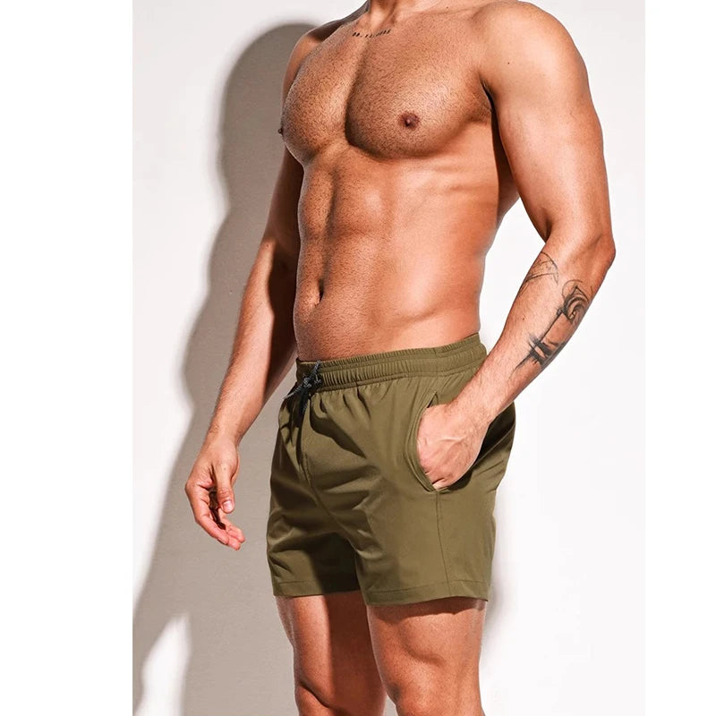 Short de Natation Homme – Séchage Rapide, Tronc de Bain, Sport, Surf et Plage Été