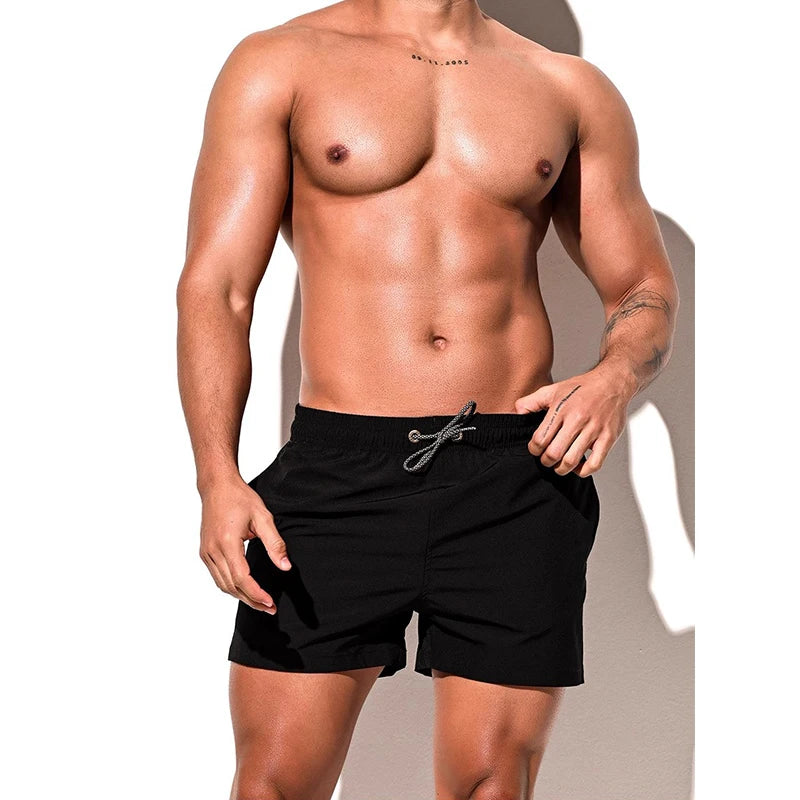 Short de Natation Homme – Séchage Rapide, Tronc de Bain, Sport, Surf et Plage Été