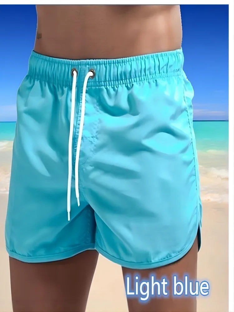 Maillots de bain homme 2025 – Shorts de plage d'été doublés en mesh | Boardshort Caleçon de bain