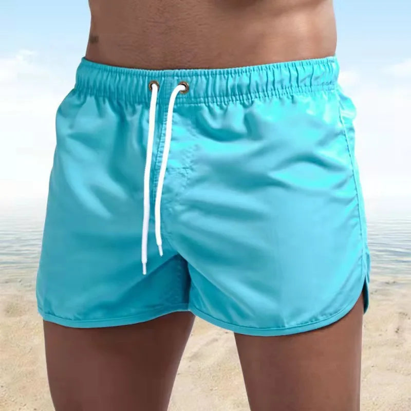 Short de Bain Homme Sexy Taille Basse – Respirant Surf Plage Été 2025 | Nouvelle Collection