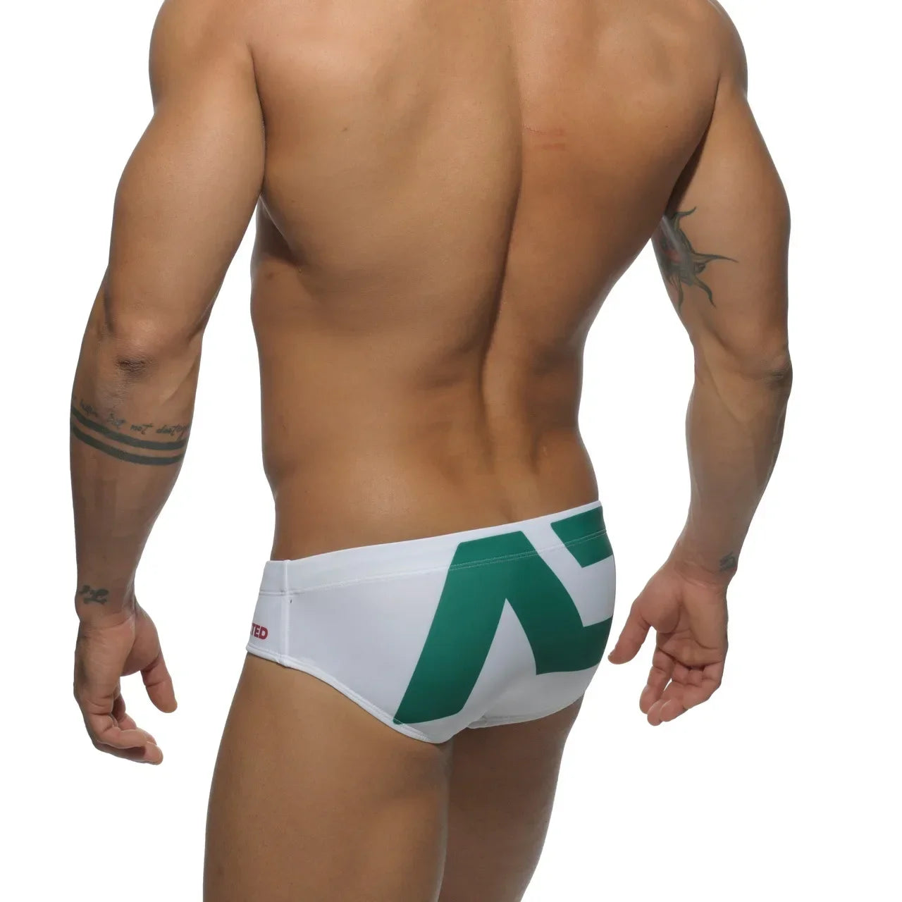 Maillot de Bain Homme Sexy – Slip Bikini Lettre Imprimée, Boxer, Séchage Rapide, Short de Plage