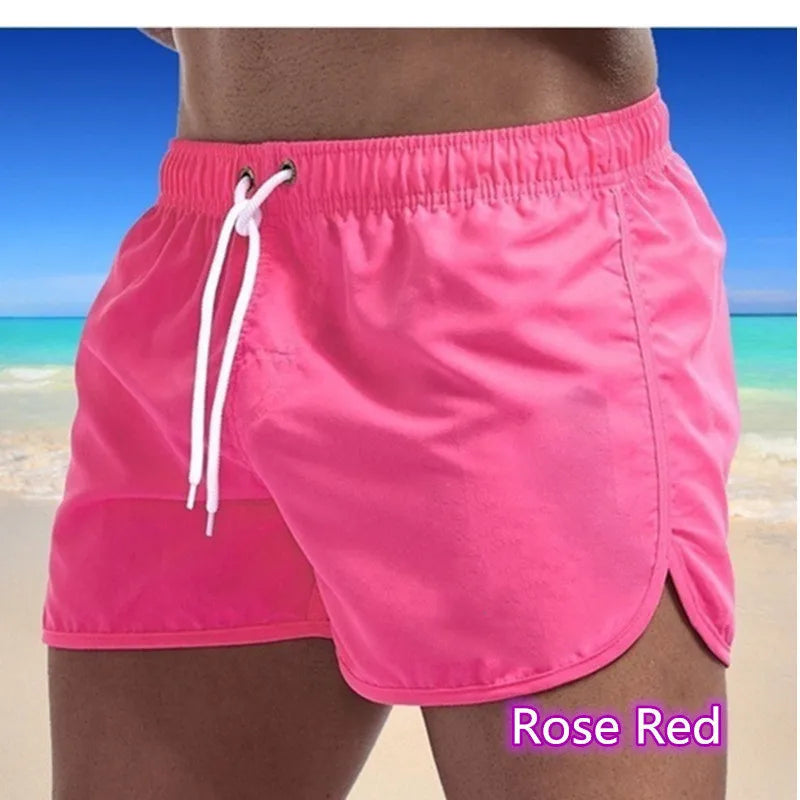 Short de Bain Homme Sexy Taille Basse – Respirant Surf Plage Été 2025 | Nouvelle Collection