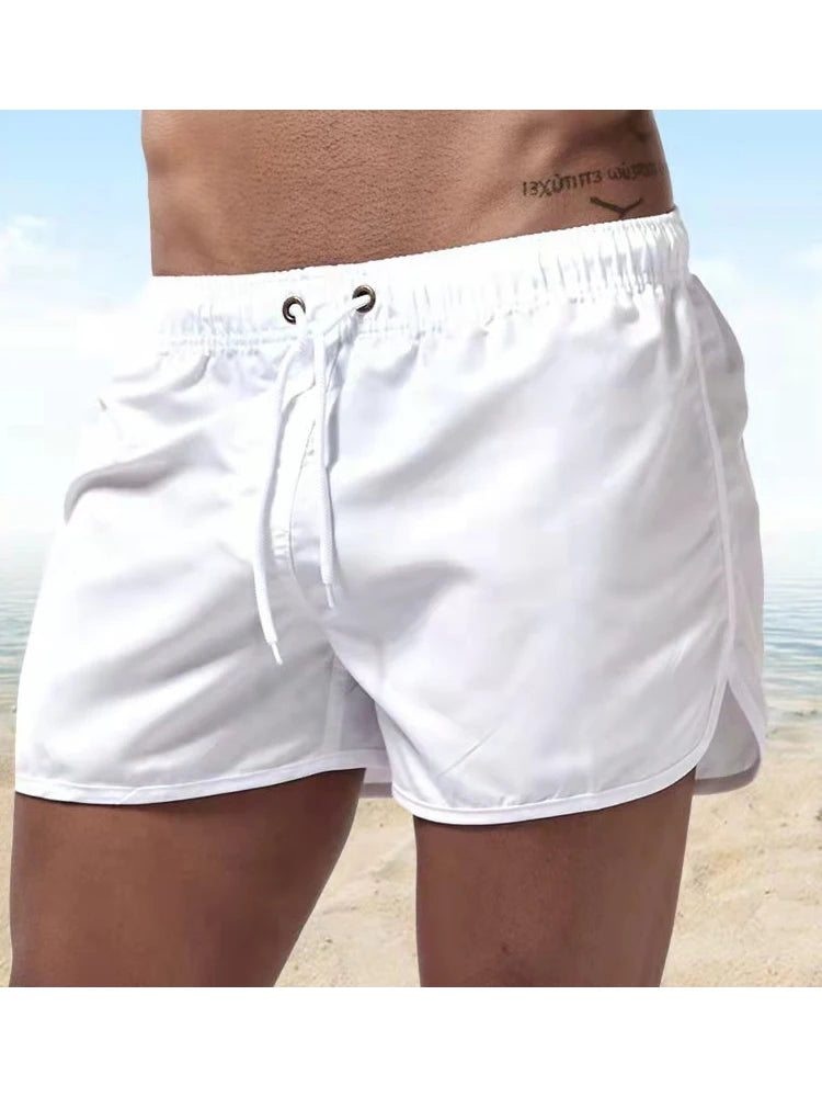 Short de Bain Respirant Homme – Sexy Taille Basse Vêtements de Plage Été | Modèle WER7878