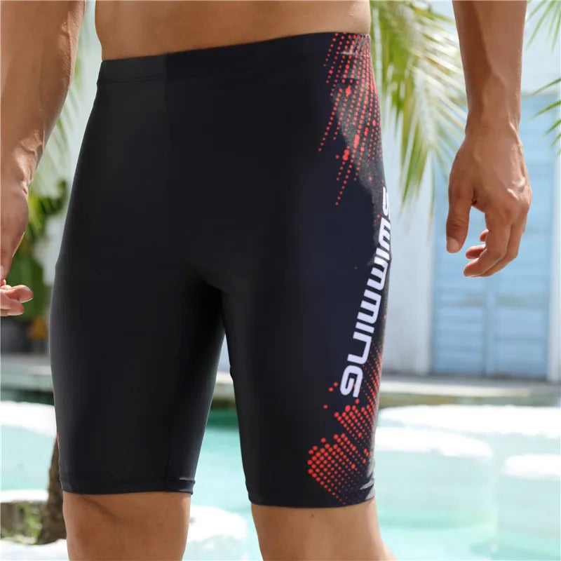 Maillot de Bain Homme 5 Pièces – Séchage Rapide, Imprimé, Sportif, Anti-Embarras, Nouveau Modèle