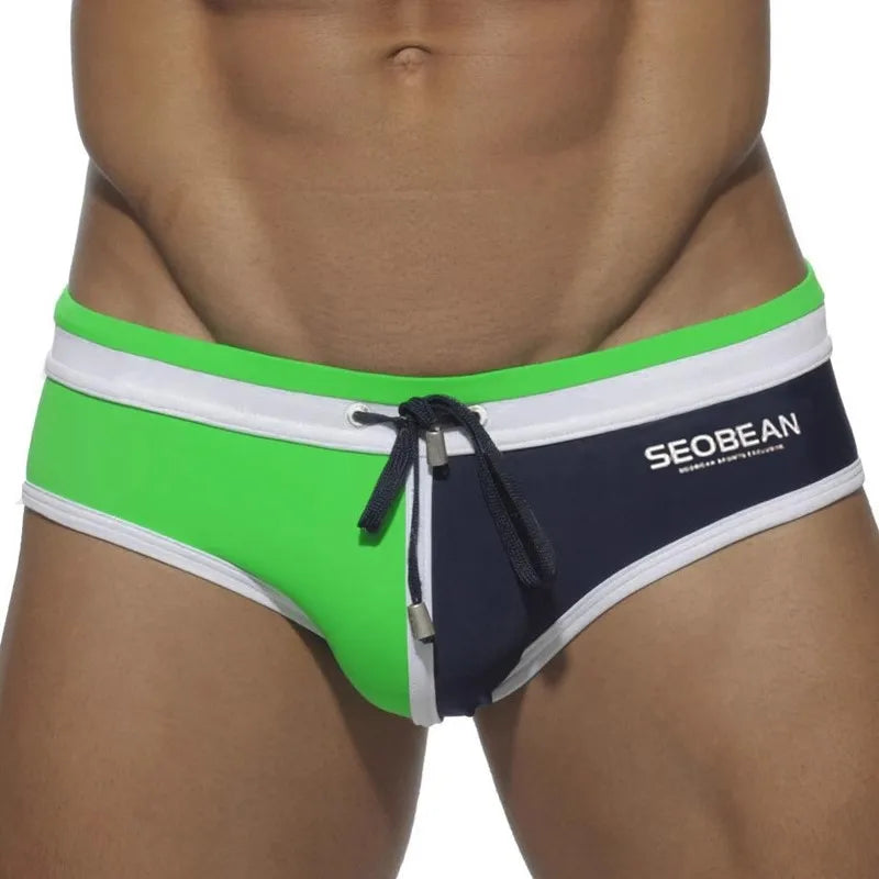 Maillot de Bain Homme Coupe Brésilienne – Bikini, Boxer de Surf, Short de Bain, Trunk