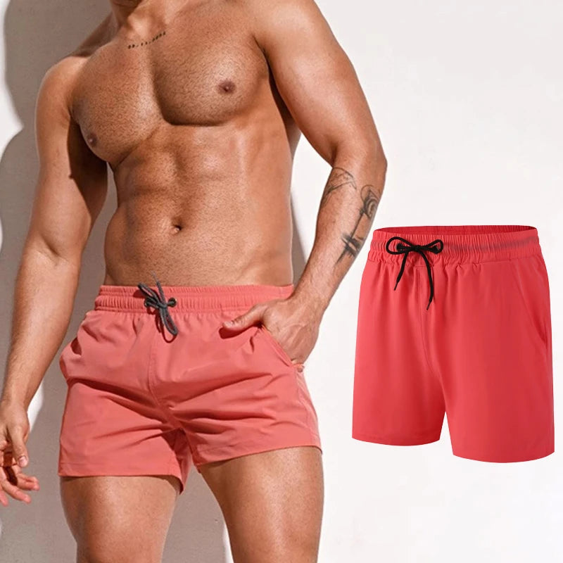 Short de Natation Homme – Séchage Rapide, Tronc de Bain, Sport, Surf et Plage Été