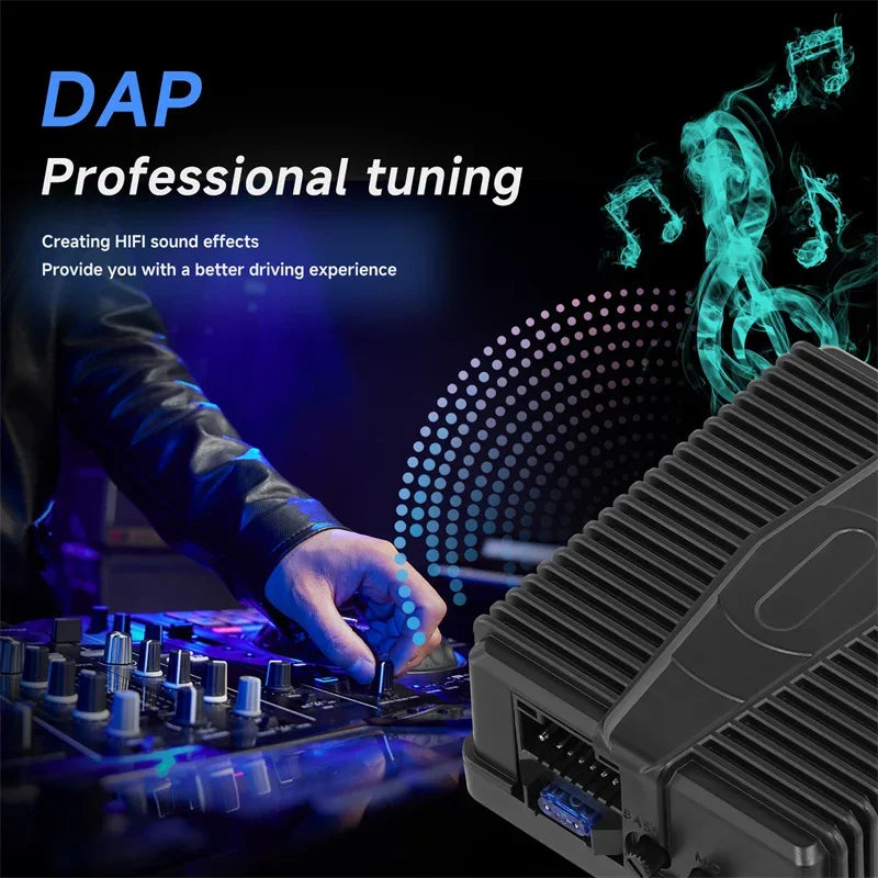 Amplificateur DSP Hi-Fi pour Voiture – Processeur Audio Numérique 4 Canaux