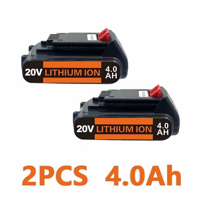 Batterie Li-ion 20V compatible Black & Decker – LBXR20 / LB20 / BL2018 – 3,0 à 8,0 Ah