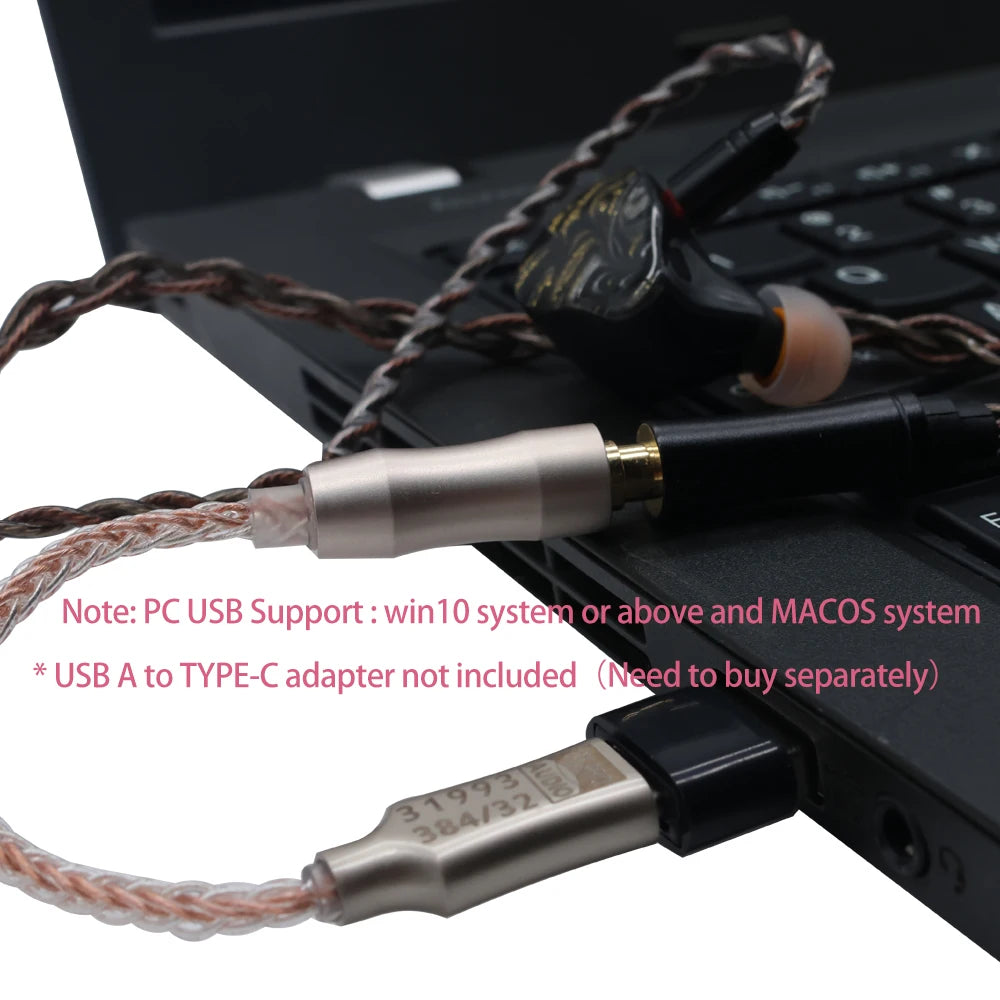 GraveAudio DA06 – DAC USB Hi-Fi Type-C vers 3,5mm, Ampli Casque & IEM