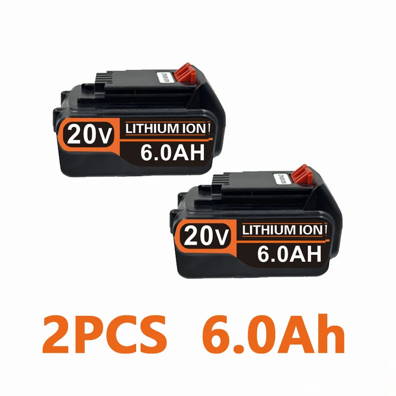 Batterie Li-ion 20V compatible Black & Decker – LBXR20 / LB20 / BL2018 – 3,0 à 8,0 Ah