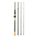 Canne spinning carbone poignée pistolet – Pêche en mer portable