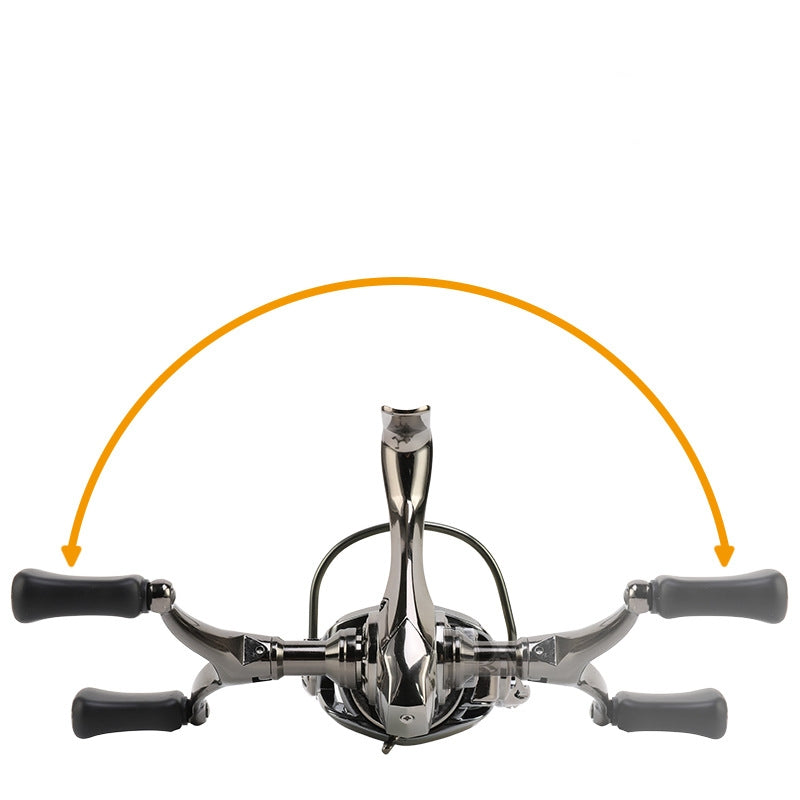 Moulinet Spinning Tout Métal HES — Bobine Légère, 13+1 Roulements
