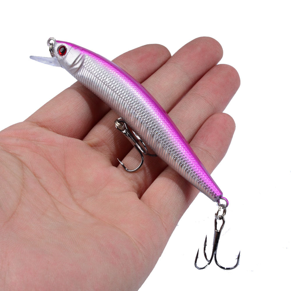Leurre dur Minnow Wobbler flottant – Crankbait bionique 9.5cm 8g