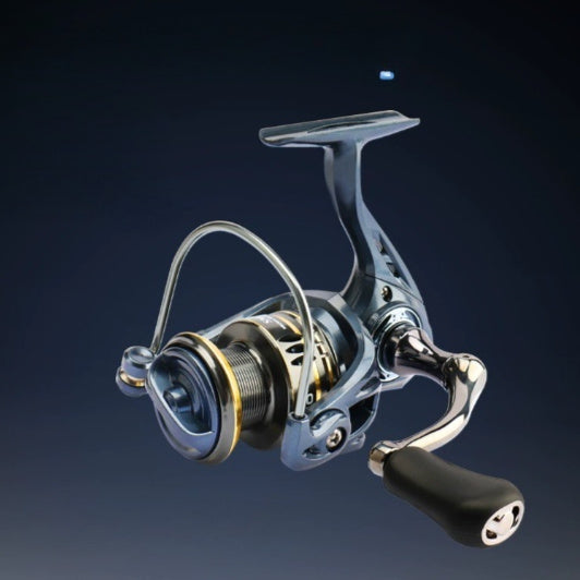 Moulinet à lancer baitcasting – Bras en métal, sans jeu, grande roue étanche
