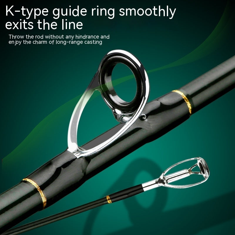 Canne à leurre carbone pêche en mer – Casting Portable